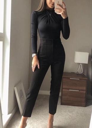 Zara брюки с высокой посадкой