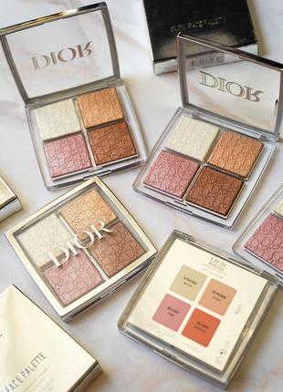 Палетка хайлайтерів для обличчя backstage glow face palette 001 universal