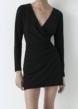Платье zara черное s