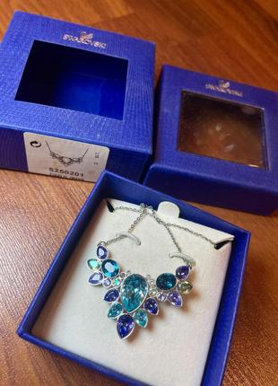 Кольє swarovski crystal cluster