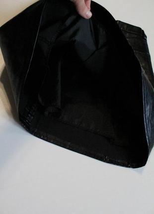 Мини юбка кож зам 💣 8