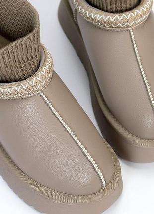 Угги "antra", taupe, натуральная кожа