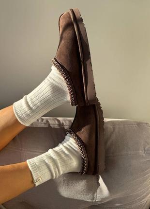 Уги угі угги уггі ugg tasman brown (premium)8 фото