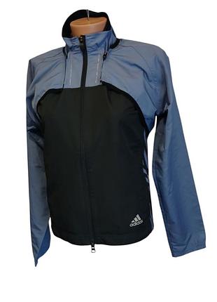 Продам легку жіночу куртку для бігу adidas adistar windbreaker adi star clima proof вітровка жилетка