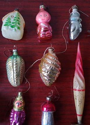 Детские елочные игрушки (ссср) - 23 штуки.
