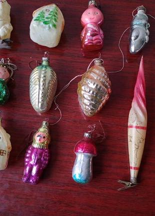 Детские елочные игрушки (ссср) - 23 штуки.