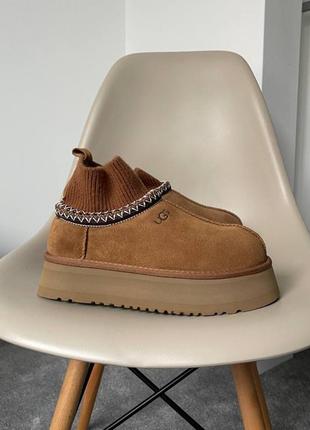 Угги угги угги ugg tasman platform sock chestnut