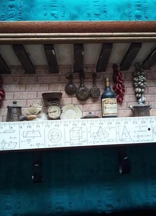 Настенная вешалка для кухни винтаж начала века