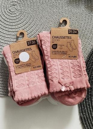 Шкарпетки на дівчинку kiabi