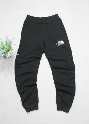 The north face теплые мужские спортсменки спортивные штаны черные тнф зе норы фейс tnf с карманами на манжетах с манжетами с s
