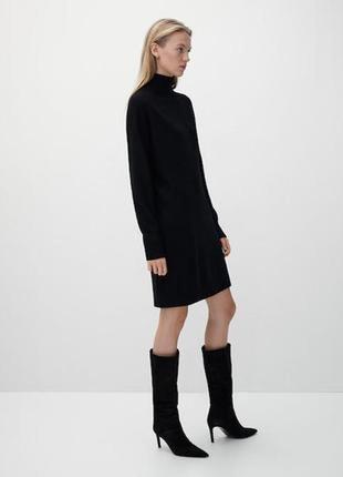 Вовняне коротке плаття massimo dutti