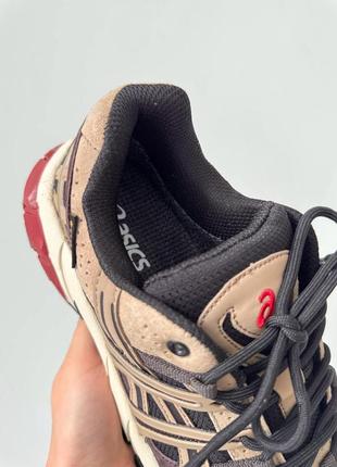 Asics gel sonoma gore-tex beige bordo white termo, кроссовки мужские акс гор текс, кроссовки мужское гор текс, кроссовки ассикс10 фото