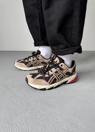 Asics gel sonoma gore-tex beige bordo white termo, кроссовки мужские акс гор текс, кроссовки мужское гор текс, кроссовки ассикс8 фото