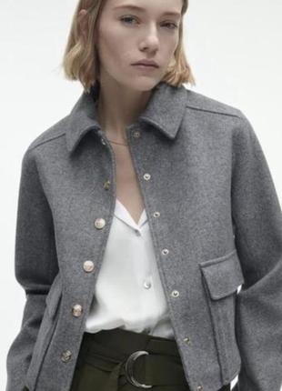 Укорочене пальтечко zara