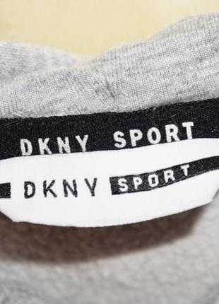 Хлопковое серое худи от dkny 5