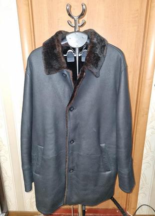 Мужская натуральная дубленка