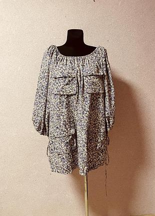 Чудова сукня туніка з кишенями
