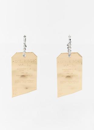 Серьги zara