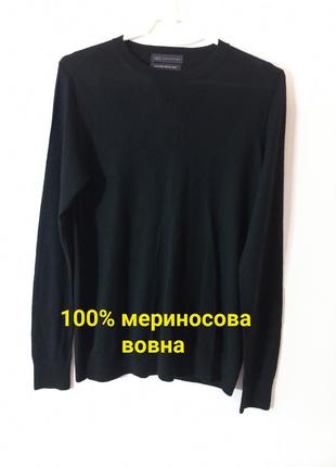 Джемпер из сверхтонкой 100% мериносовой шерсти размер 10 от бренда marks & spencer