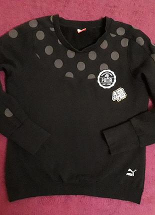 Свитшот на флисе puma