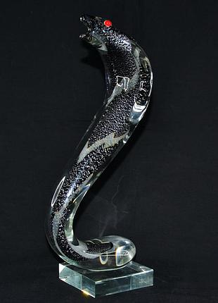 Статуэтка из муранского стекла "кобра".