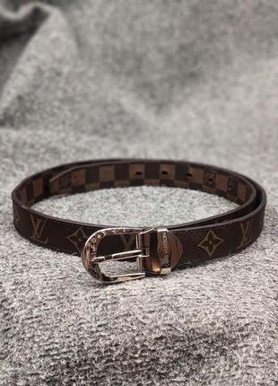 Louis vuitton монограмний стильний ремінь з логотипом унісекс
