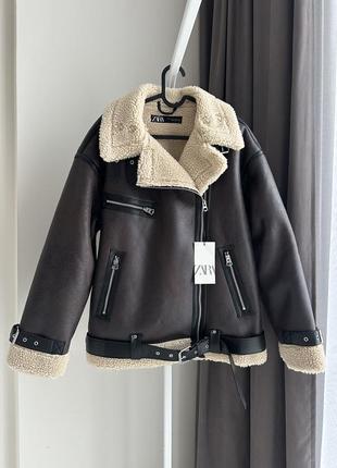 Дубленки дубленка евро зима xs s zara