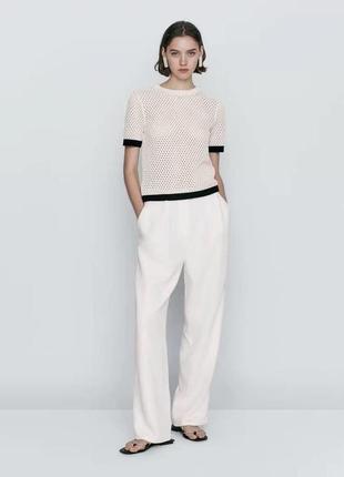 Футболка вʼязана massimo dutti