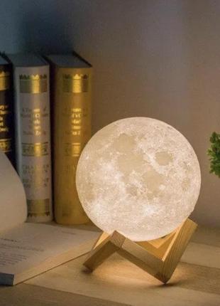 Світильник у формі місяця 3d настільний світильник місяць на сенсорному керуванні, дитячий нічник