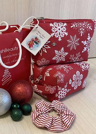 Новорічні косметички ручної роботи