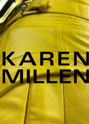 Кожаная юбка karen millen