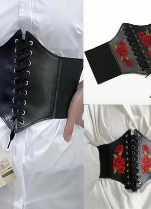 Пояс, готичний модний корсет зі штучної шкіри