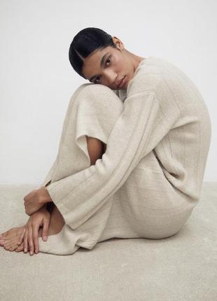 Шерстяна вʼязана сукня 25% вовна h&m premium(zara), колекція 2024, розмір s