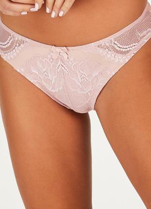 Розовые трусики бразилиана hunkemoller