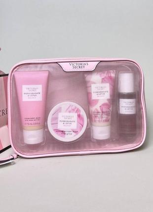 Подарочный набор victoria’s secret balance pomegranate & lotus starter kit