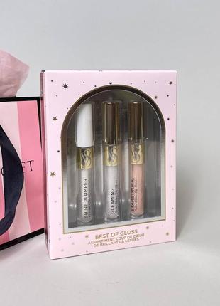 Подарунковий набір блисків для губ victoria’s secret best of gloss gift set
