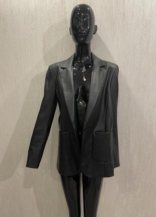 Кожаный пиджак4 фото