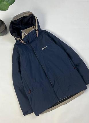 Зимняя куртка berghaus 3 в 1 с синтепоновым и флисовым двусторонним подкладом