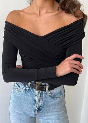 Боди с открытыми плечами2 фото