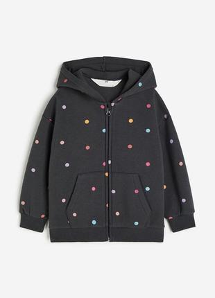 1-2 роки 92 см h&m нова фірмова тепла кенгуру кенгурушка зіпка толстовка батник дівчинці
