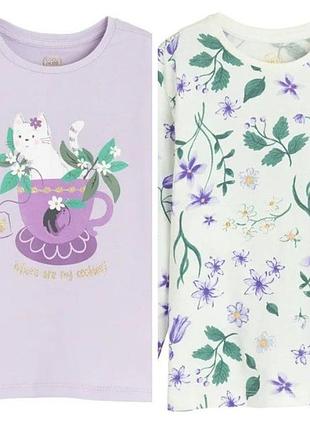 Фірмовий трикотажний реглан кофта для дівчинки cool club 100% бавовна квіти весна котик