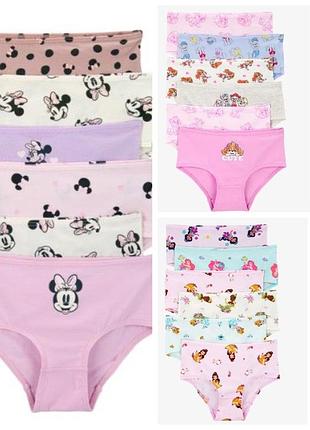 Комплект трусиков для девочки (6 шт) carter`s (сша) minnie mouse paw patrol