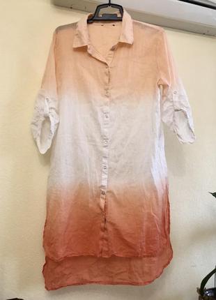 Рубашка женская омбре