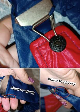 Теплий зимовий гірськолижний / лижний напівкомбінезон на брителях7 фото