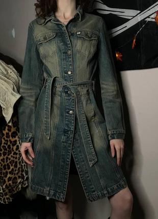 Miss sixty, джинсова вінтажна сукня, y2k, sk8, gothic, punk, grunge, готика, панк, рейв, грандж, реп, rap, vintage, вінтаж, опіум, opium, альт