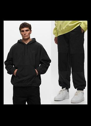 Костюм nike club fleece polar fleece pullover black fb8388-010 fb8384-010