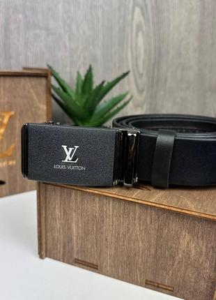 Мужской поясной ремень пояск ремешок натуральная кожа в стиле луи витон louis vuitton (1527)