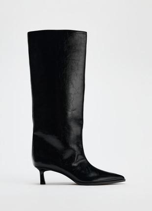 Сапоги на каблуке китен хил6 фото