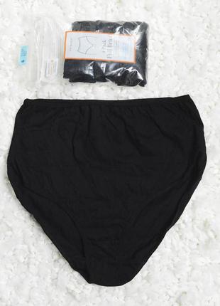 Новый набор черных трусиков 5 штук full brief primark