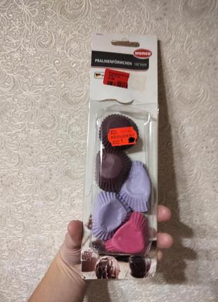 Разноцветные формочки для выпечки, выпечки, вынимающиеся формочки, одноразовые формочки для кухни, формочки